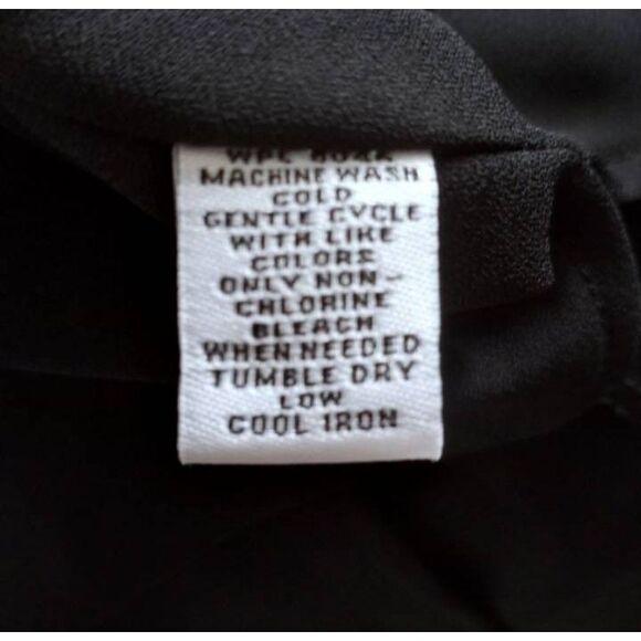 STYLE & CO. BLACK POLKA-DOT DRESS SZ.6 EUC. - Picture 6 of 6